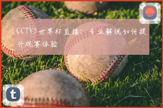 CCTV5世界杯直播:专业解说如何提升观赛体验